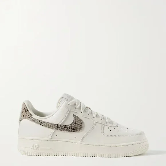 Nike Shoes Nike Air Force Snake Effecttrimmed Leather